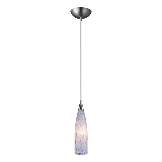 Lungo 3" 1 Light LED Mini Pendant in Satin Nickel