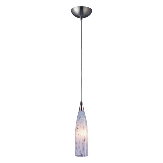 Lungo 3" 1 Light Mini Pendant in Satin Nickel