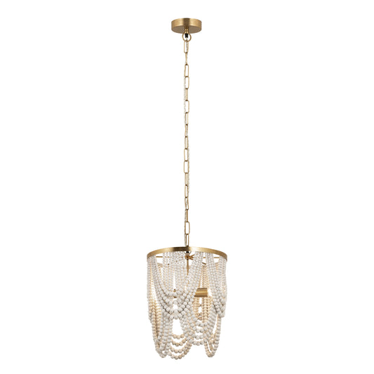 Medley 15" 4 Light Pendant in White