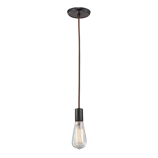 Menlow Park 2" 1 Light Mini Pendant in Oiled Bronze