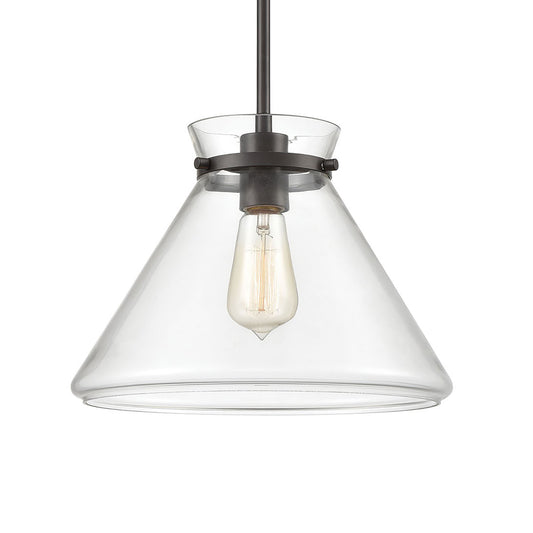 Mickley 12" 1 Light Mini Pendant in Oil Rubbed Bronze