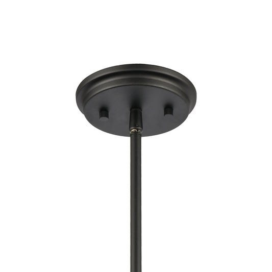 Millville 5" 1 Light Mini Pendant in Matte Black