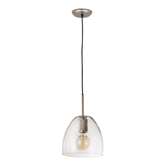 Netta 10" 1 Light Mini Pendant in Satin Nickel