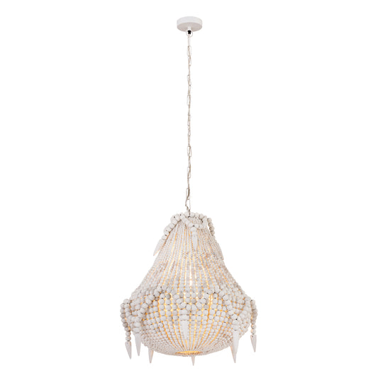 Phoebe Grove 18" 1 Light Pendant in White