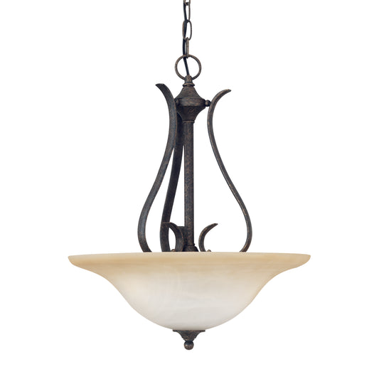 Prestige 18" 3 Light Pendant in Sable Bronze