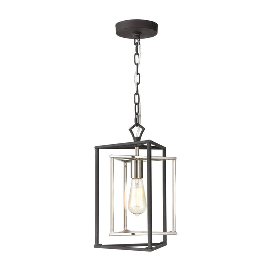 Salinger 10" 1 Light Mini Pendant in Charcoal