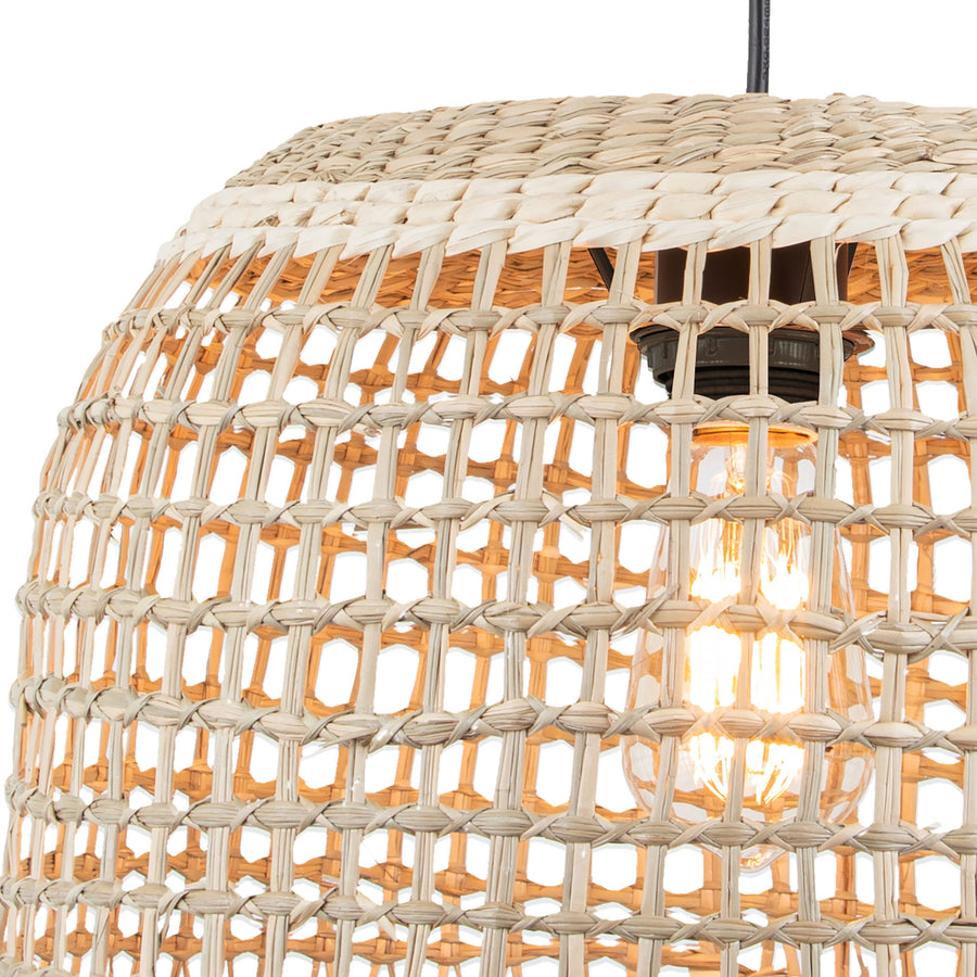 Silay White 13' 1 Light Pendant in Natural