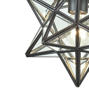 Star 12' 1 Light Mini Pendant in Oil Rubbed Bronze