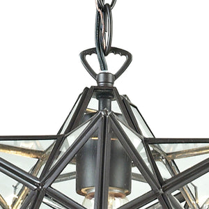 Star 12' 1 Light Mini Pendant in Oil Rubbed Bronze