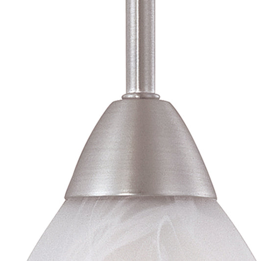 Tia 6" 1 Light Mini Pendant in Matte Nickel