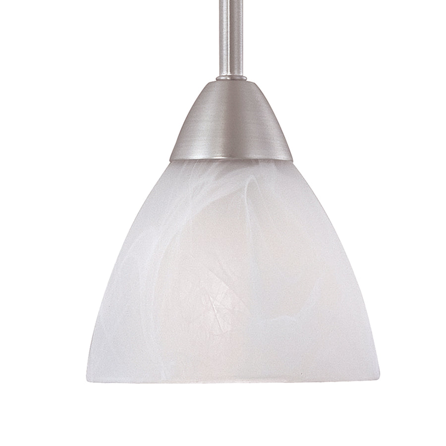 Tia 6' 1 Light Mini Pendant in Matte Nickel