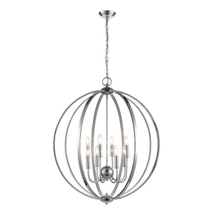 Venue 32' 8 Light Pendant in Chrome