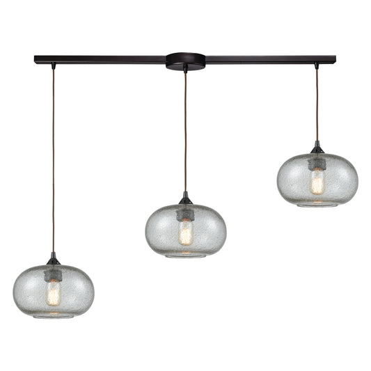 Volace 38" 3 Light Mini Pendant in Oil Rubbed Bronze