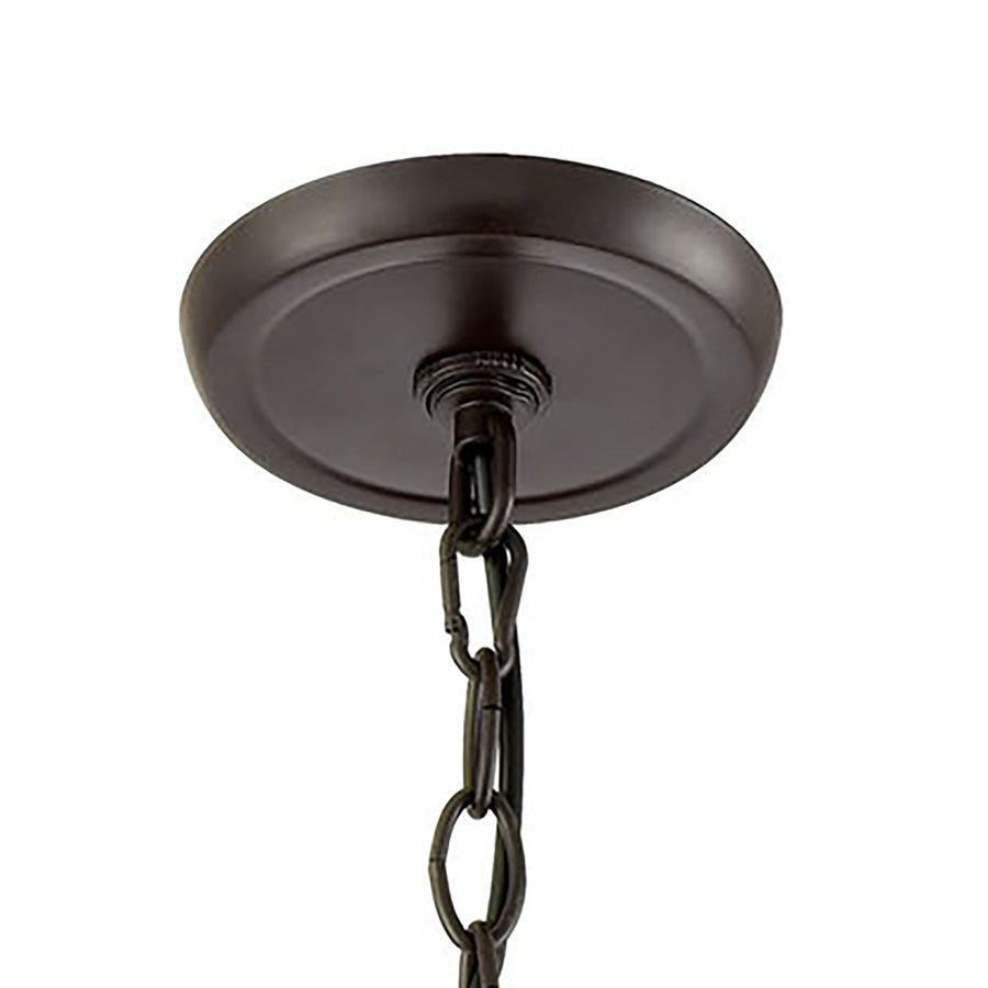 Weaverton 8' 1 Light Mini Pendant in Oil Rubbed Bronze