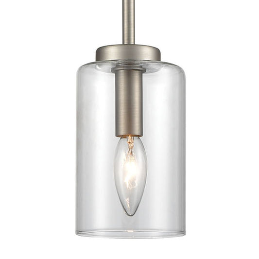 West End 4.75" 1 Light Mini Pendant in Brushed Nickel