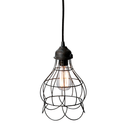 Wire 6" 1 Light Mini Pendant in Oil Rubbed Bronze