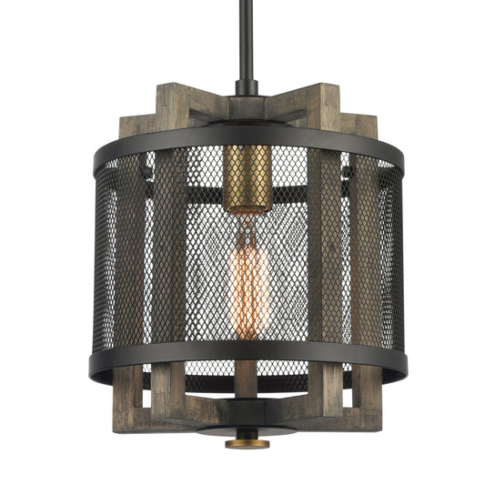 Woodbridge 10" 1 Light Mini Pendant in Matte Black