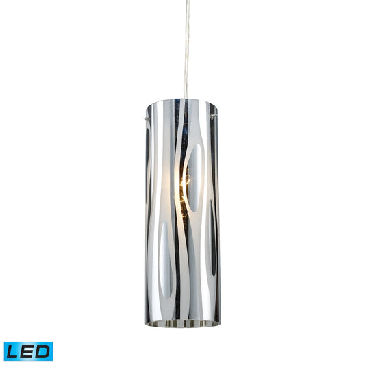 Chromia 4" 1 Light LED Mini Pendant in Polished Chrome