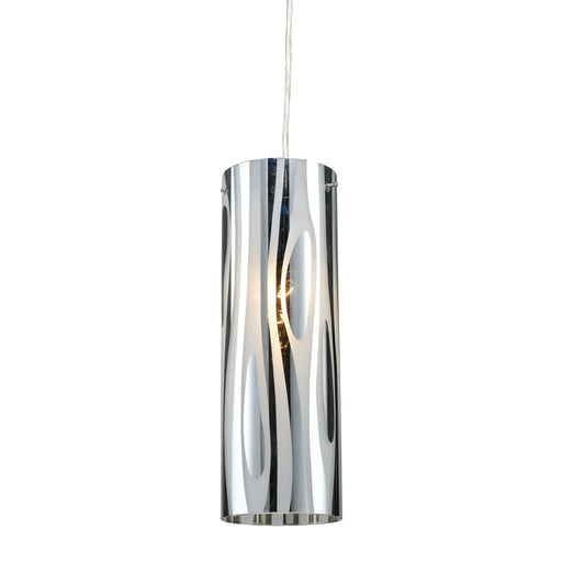 Chromia 4" 1 Light Mini Pendant in Polished Chrome