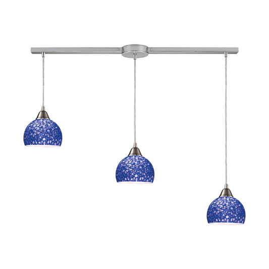 Cira 36" 3 Light Mini Pendant in Satin Nickel