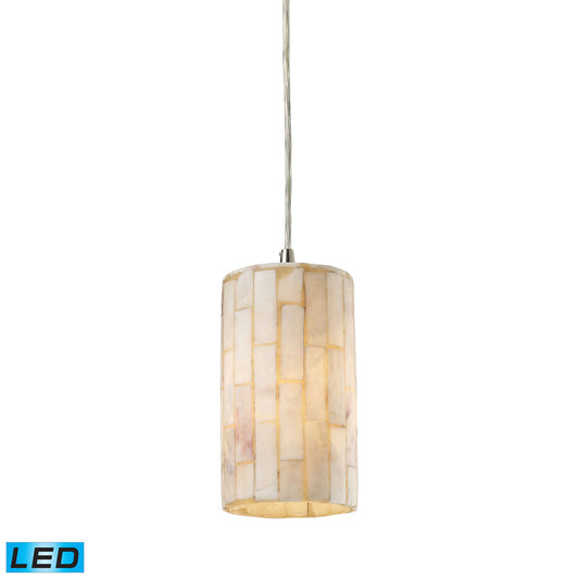 Coletta 4" 1 Light LED Mini Pendant in Satin Nickel