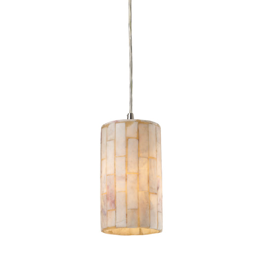 Coletta 4" 1 Light Mini Pendant in Satin Nickel