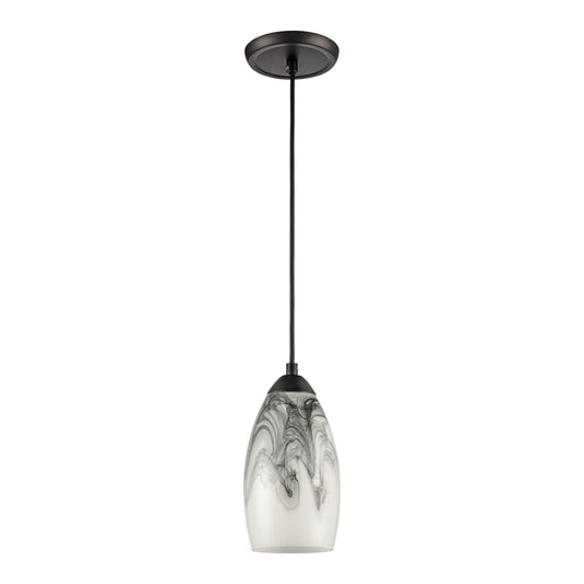 Corey 5" 1 Light Mini Pendant in Matte Black