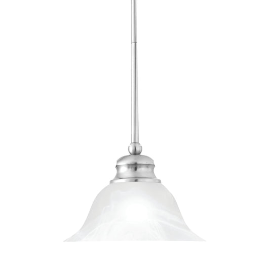 Essentials 9.5" 1 Light Mini Pendant in Brushed Nickel