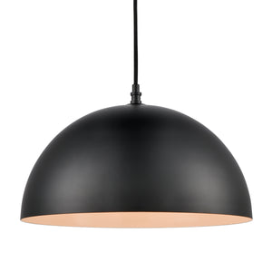 Chelsea 16' 1 Light Pendant in Black