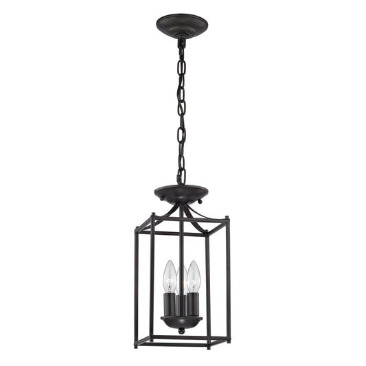 Foyer 7" 3 Light Mini Pendant in Oil Rubbed Bronze