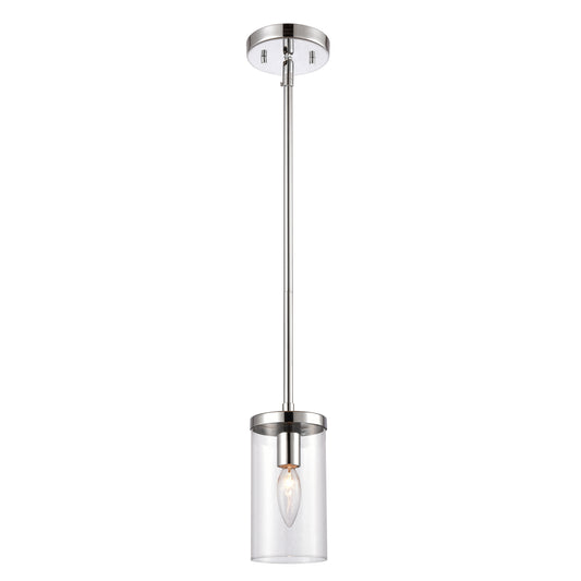 Oakland 4" 1 Light Mini Pendant in Chrome