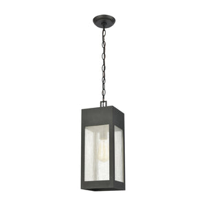 Angus 1 Light Pendant in Charcoal