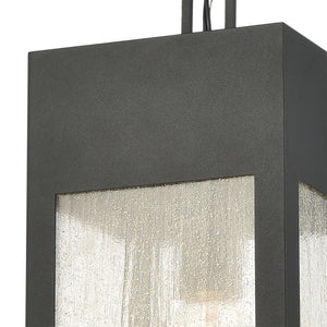 Angus 1 Light Pendant in Charcoal