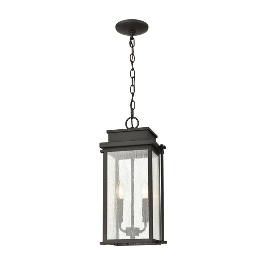 Braddock 2 Light Pendant in Architectural Bronze