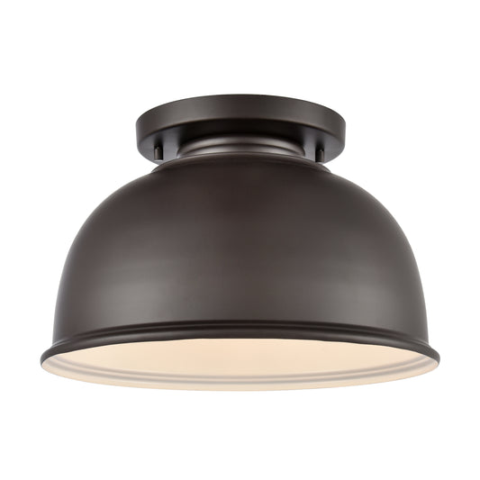 Cedar Park 1 Light Flush Mount in Oil Rubbed Bronze