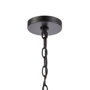 Radnor 1 Light Pendant in Matte Black