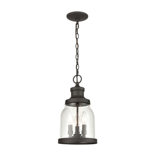 Renford 3 Light Pendant in Architectural Bronze