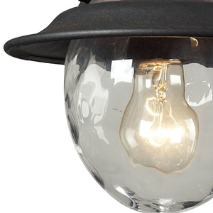 Searsport 1 Light Pendant in Weathered Charcoal