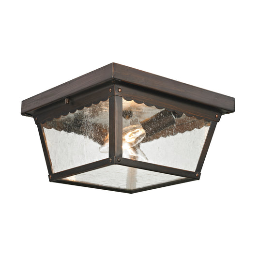 Springfield 2 Light Flush Mount in Hazelnut Bronze