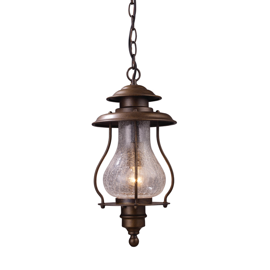 Wikshire 1 Light Pendant in Coffee Bronze