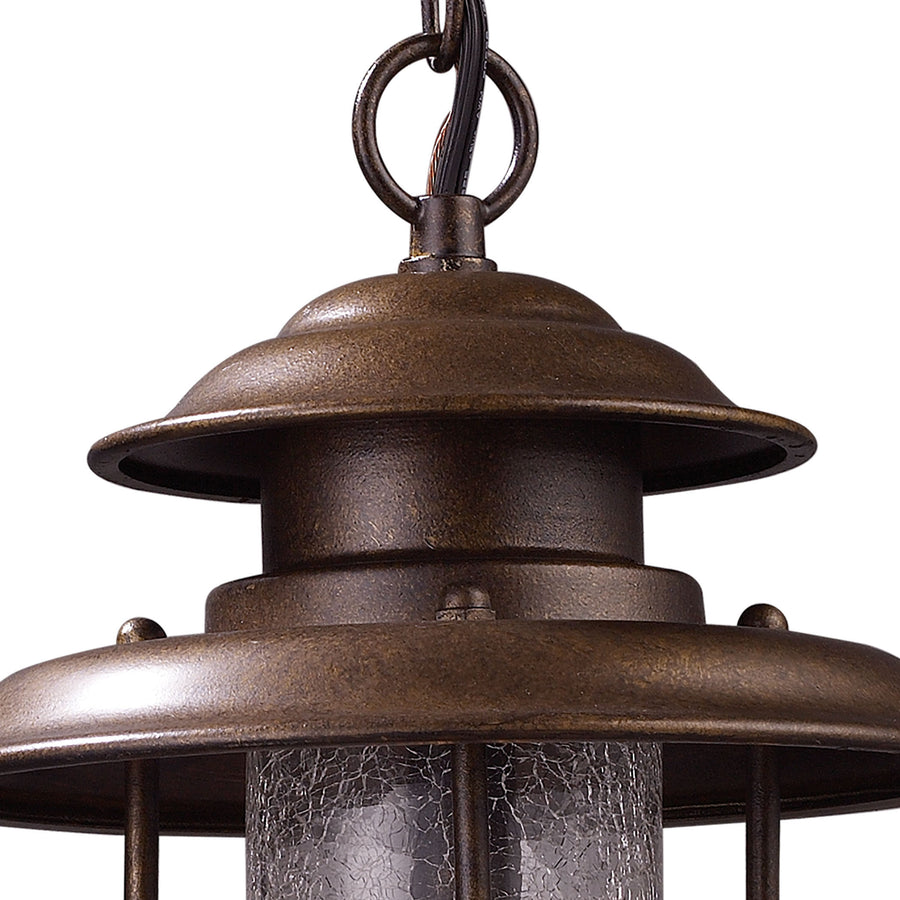 Wikshire 1 Light Pendant in Coffee Bronze