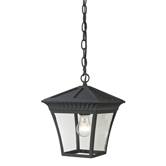 Ridgewood 9" 1 Light Pendant in Matte Textured Black