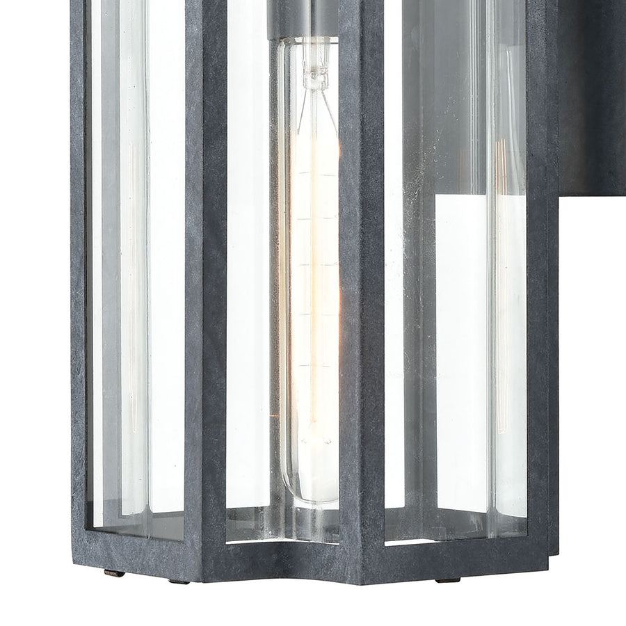 Bianca 6' 1 Light Sconce in Aged Zinc