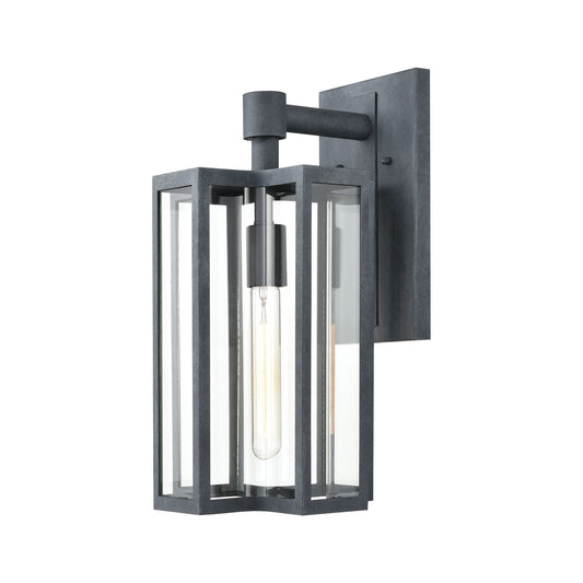 Bianca 8" 1 Light Sconce in Aged Zinc