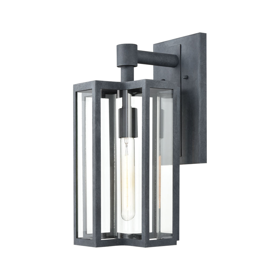 Bianca 8' 1 Light Sconce in Aged Zinc
