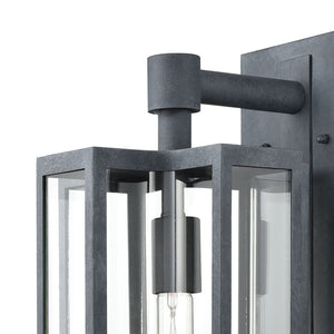 Bianca 8' 1 Light Sconce in Aged Zinc