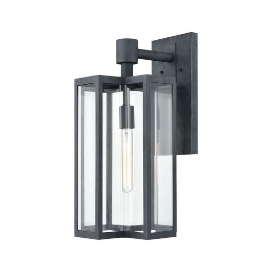 Bianca 10" 1 Light Sconce in Aged Zinc