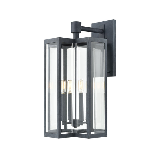 Bianca 13" 4 Light Sconce in Aged Zinc