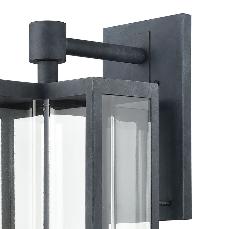 Bianca 13' 4 Light Sconce in Aged Zinc