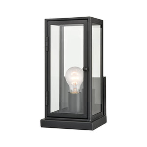 Foundation 12' 1 Light Sconce in Matte Black